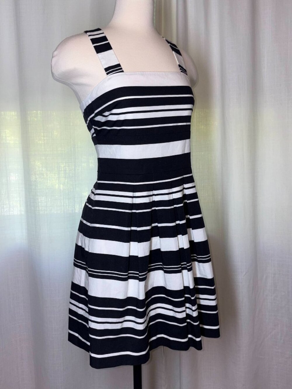 Striped Criss Cross Summer Dress